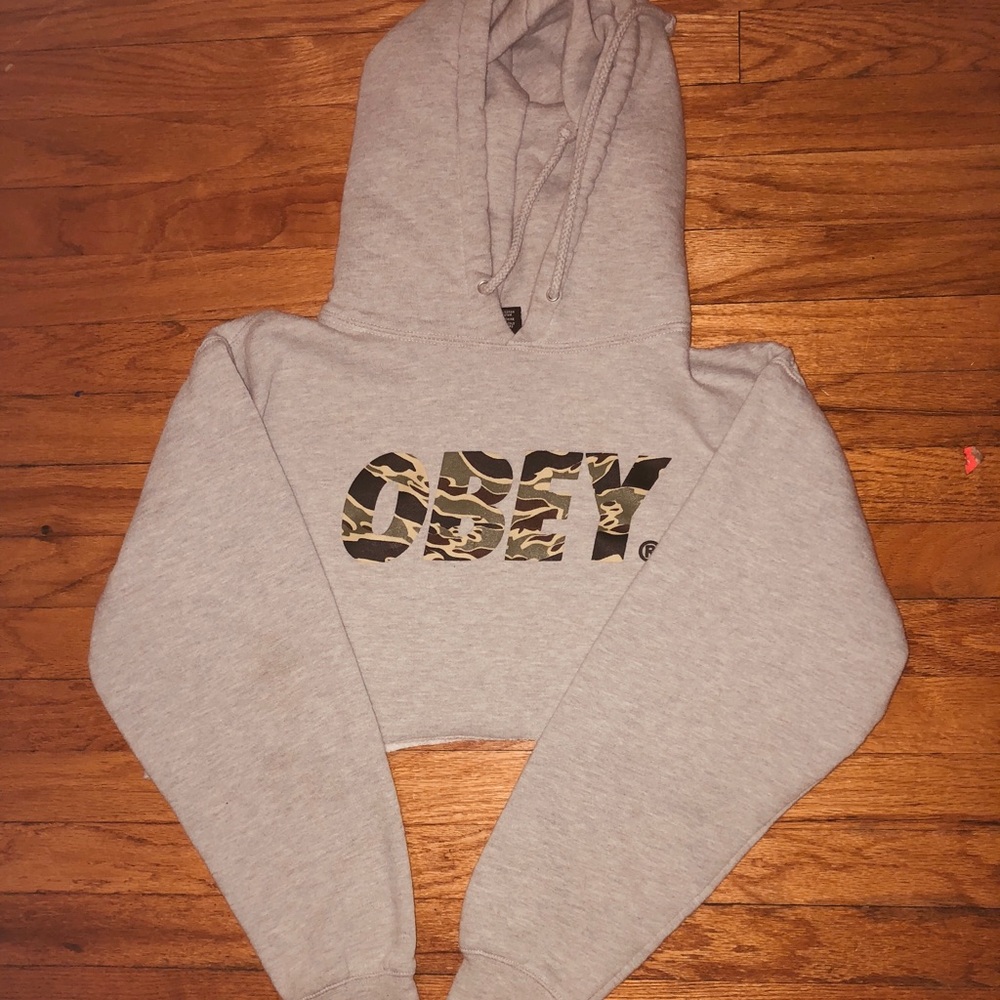 Obey crop top TRADED